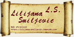 Lilijana Smiljević vizit kartica